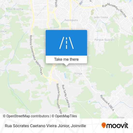 Rua Sócrates Caetano Vieira Júnior map