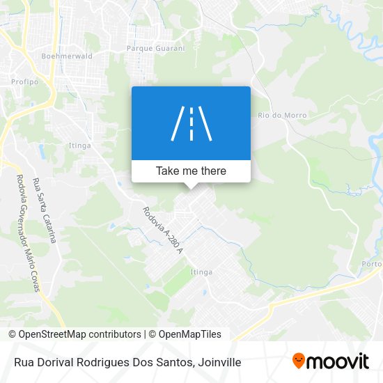 Rua Dorival Rodrigues Dos Santos map