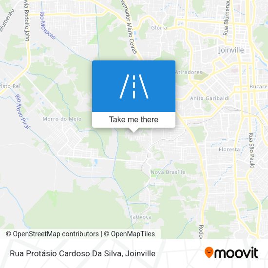 Rua Protásio Cardoso Da Silva map