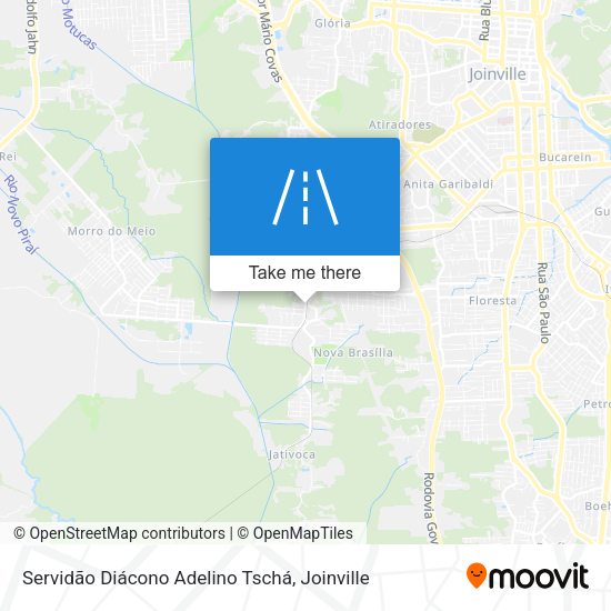 Servidão Diácono Adelino Tschá map