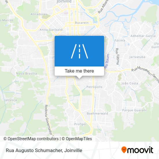 Rua Augusto Schumacher map