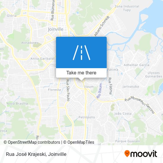 Rua José Krajeski map