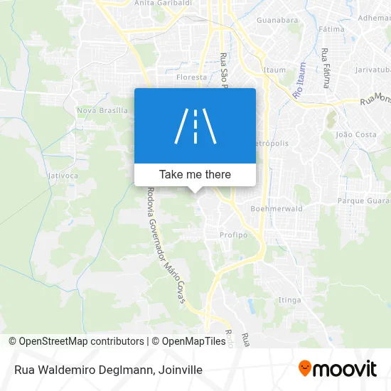 Rua Waldemiro Deglmann map