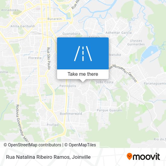 Rua Natalina Ribeiro Ramos map