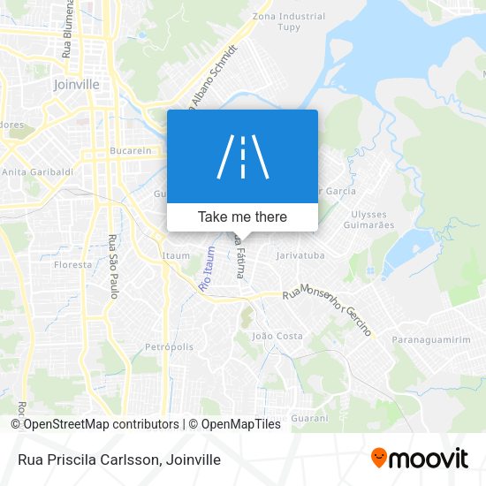 Rua Priscila Carlsson map