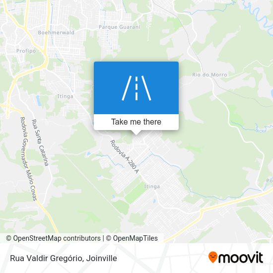 Rua Valdir Gregório map