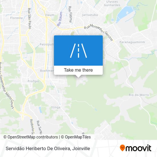 Servidão Heriberto De Oliveira map