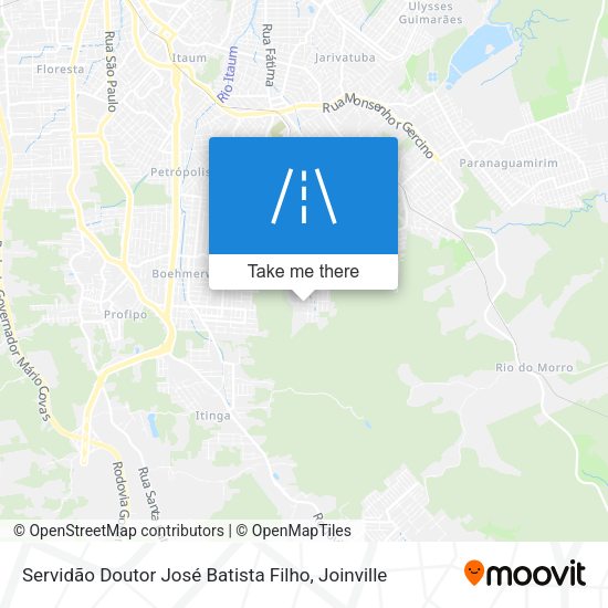 Servidão Doutor José Batista Filho map