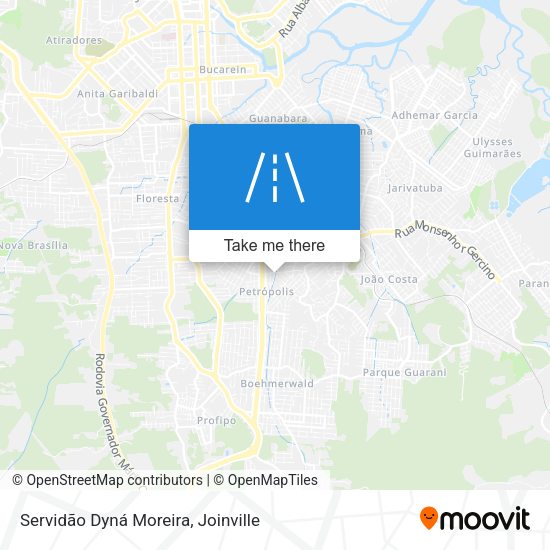 Servidão Dyná Moreira map