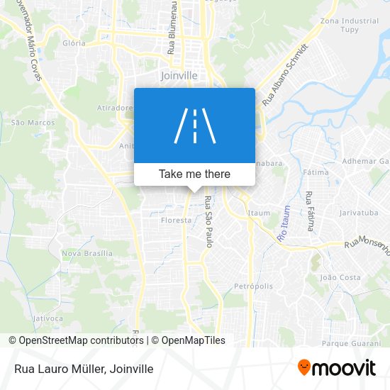 Rua Lauro Müller map