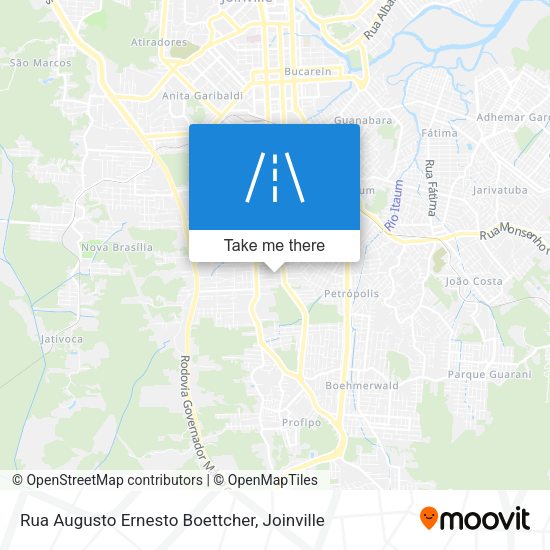 Rua Augusto Ernesto Boettcher map