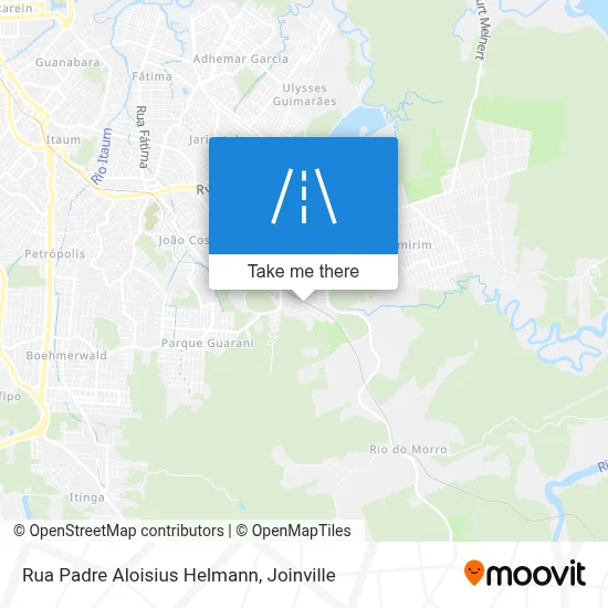 Rua Padre Aloisius Helmann map