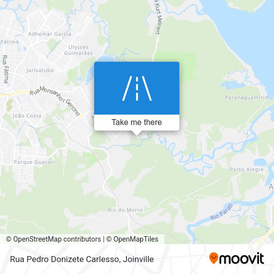 Rua Pedro Donizete Carlesso map
