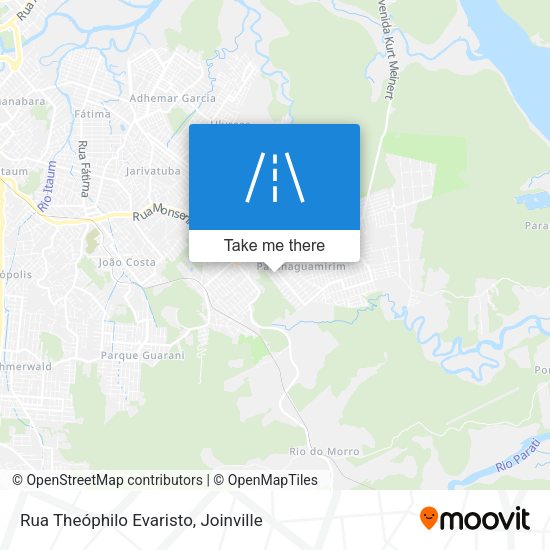 Rua Theóphilo Evaristo map
