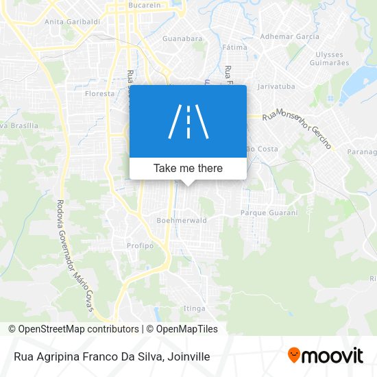 Rua Agripina Franco Da Silva map