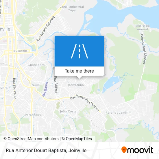 Rua Antenor Douat Baptista map