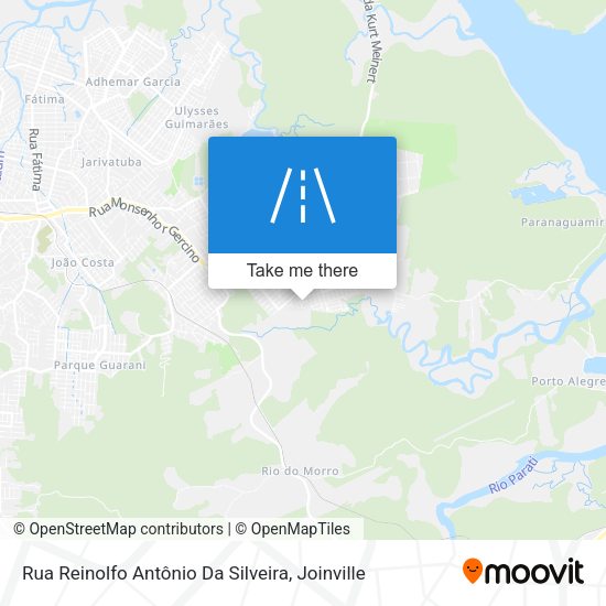 Rua Reinolfo Antônio Da Silveira map