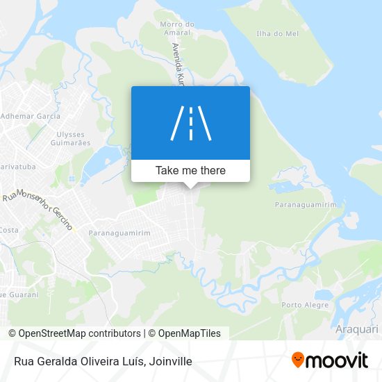 Rua Geralda Oliveira Luís map