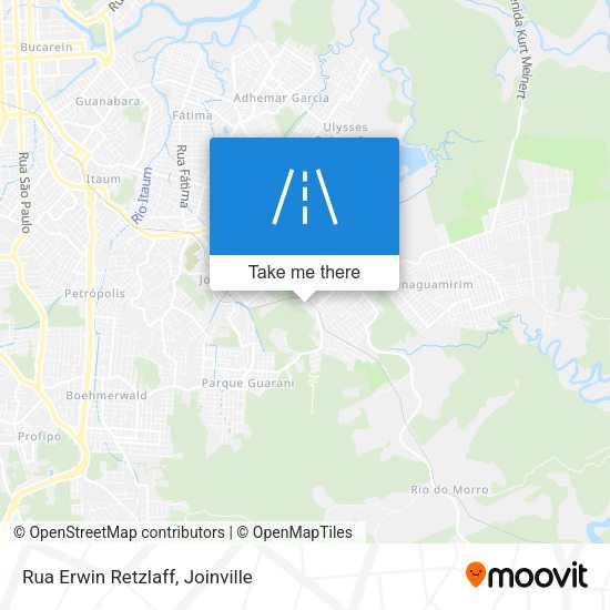 Rua Erwin Retzlaff map