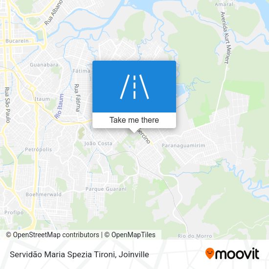 Servidão Maria Spezia Tironi map