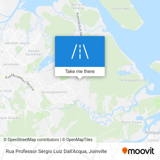 Rua Professor Sérgio Luiz Dall'Acqua map