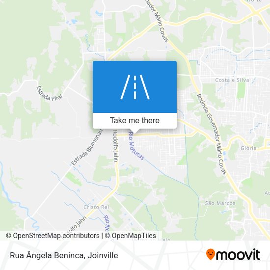Rua Ângela Beninca map