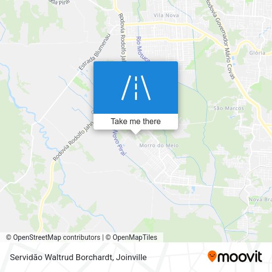 Servidão Waltrud Borchardt map