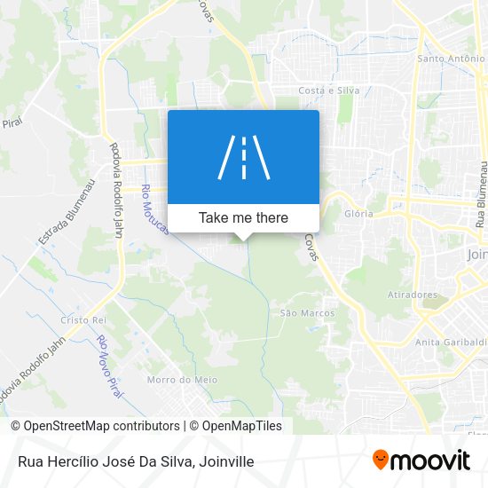Rua Hercílio José Da Silva map