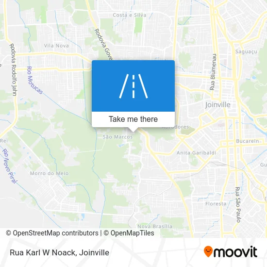 Rua Karl W Noack map