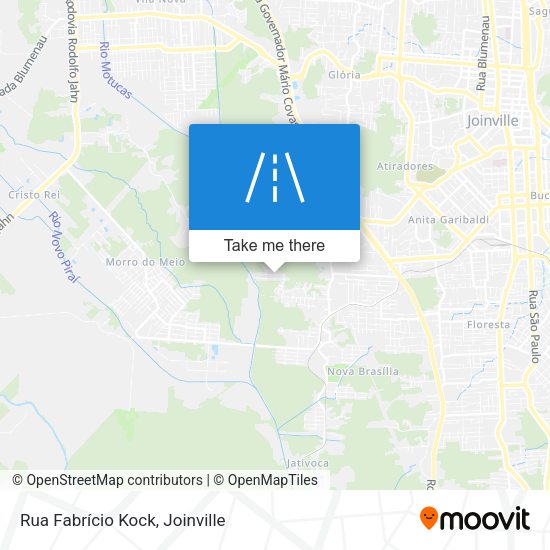 Rua Fabrício Kock map