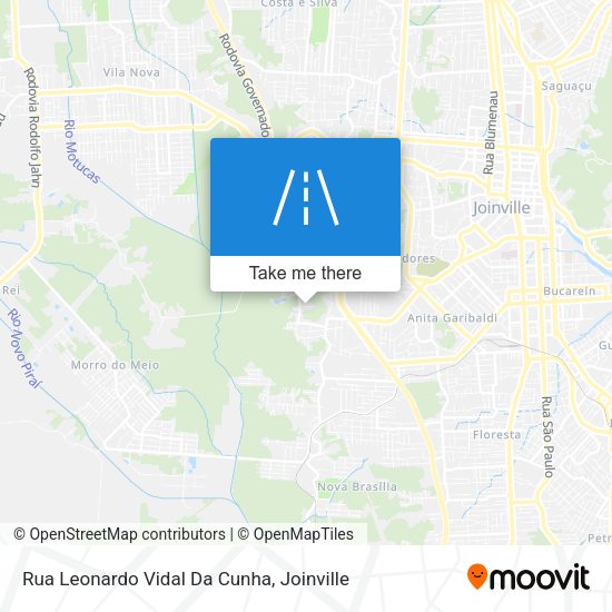 Rua Leonardo Vidal Da Cunha map