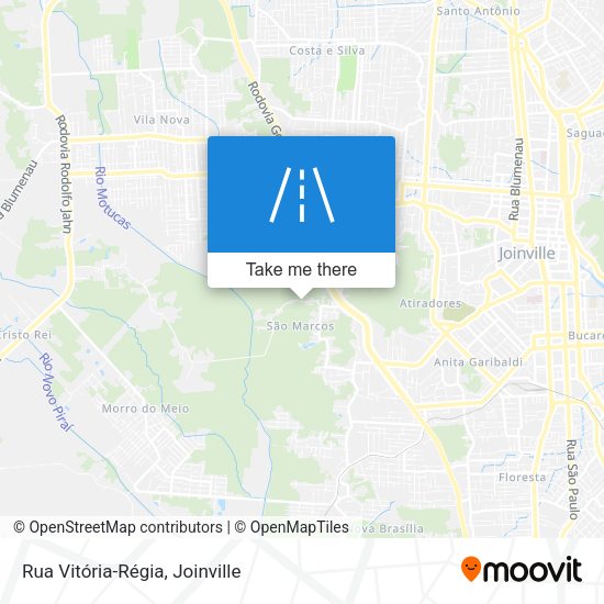 Rua Vitória-Régia map