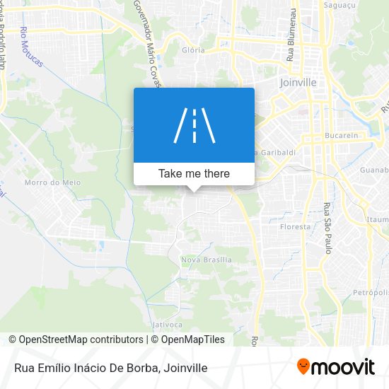 Rua Emílio Inácio De Borba map