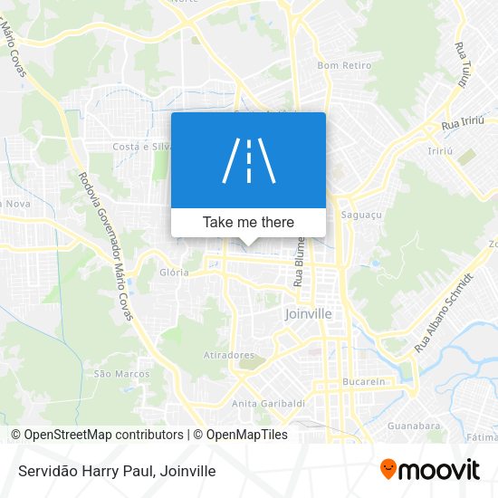 Servidão Harry Paul map