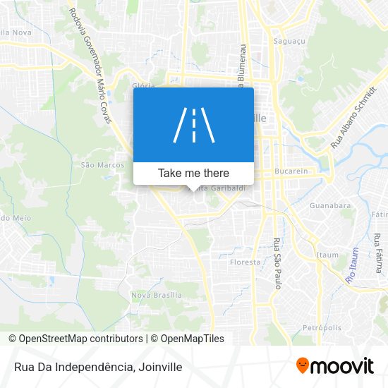 Rua Da Independência map