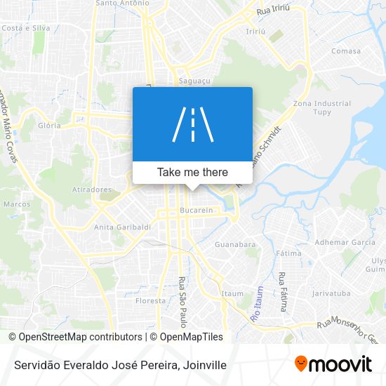 Servidão Everaldo José Pereira map