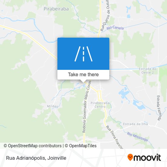 Rua Adrianópolis map