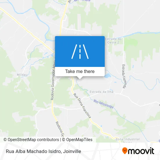 Rua Alba Machado Isidro map
