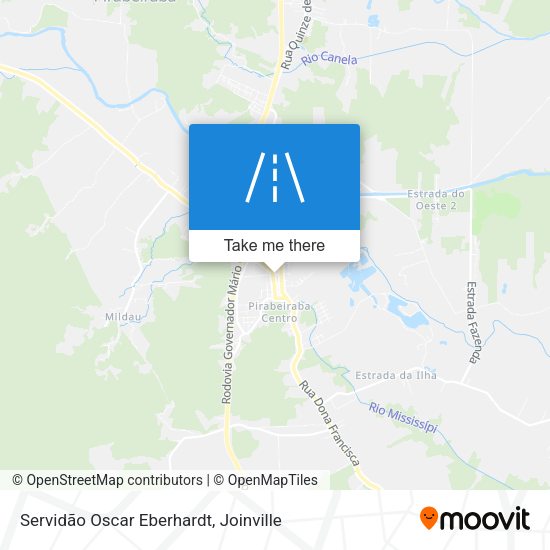 Servidão Oscar Eberhardt map