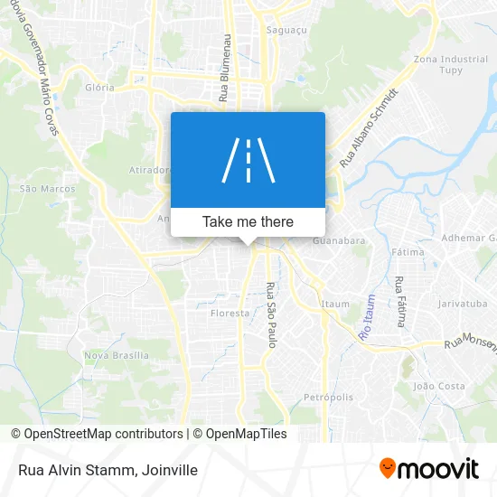 Rua Alvin Stamm map