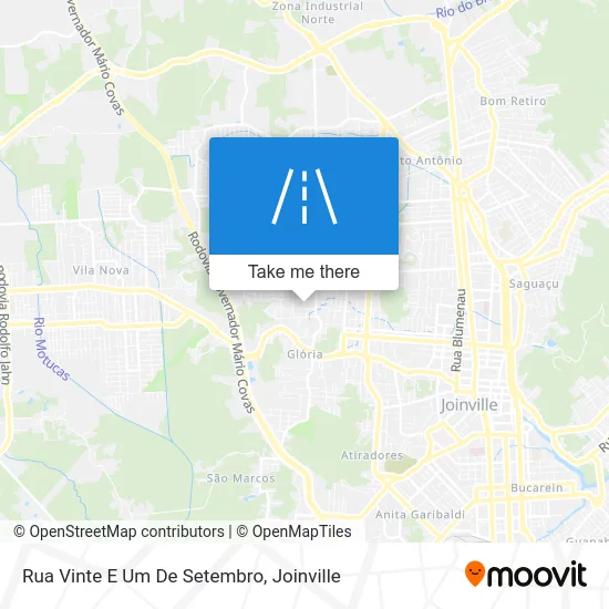 Rua Vinte E Um De Setembro map