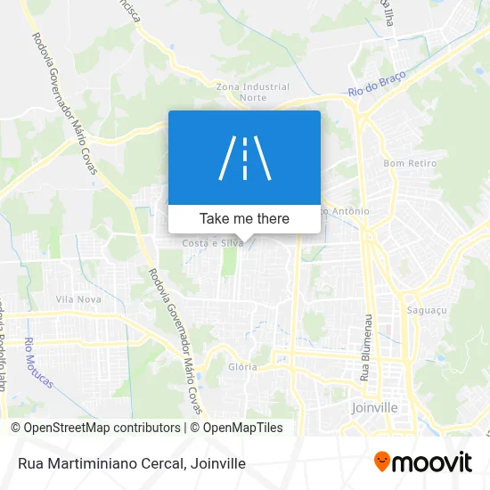 Rua Martiminiano Cercal map