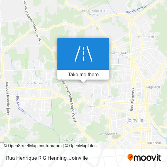 Rua Henrique R G Henning map