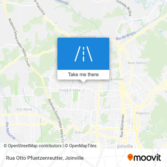 Rua Otto Pfuetzenreutter map