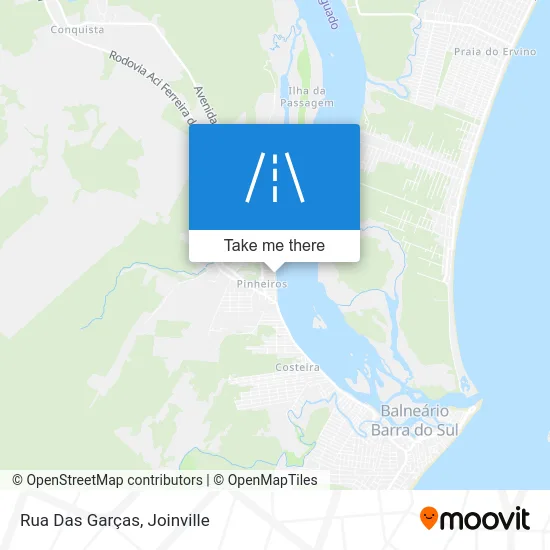 Rua Das Garças map