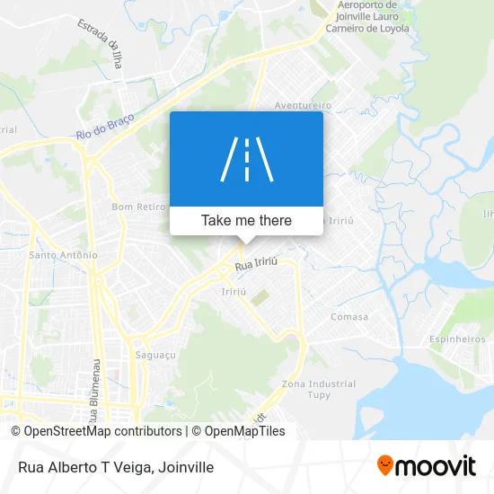 Rua Alberto T Veiga map