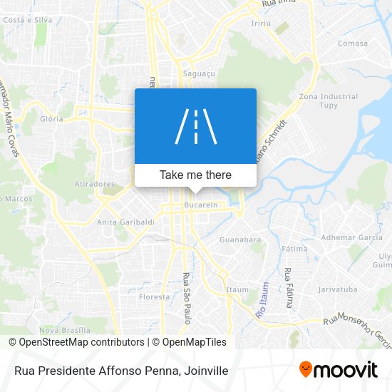 Rua Presidente Affonso Penna map