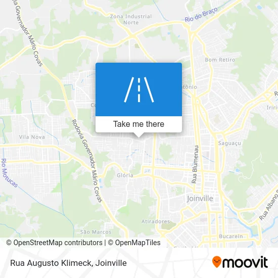 Rua Augusto Klimeck map