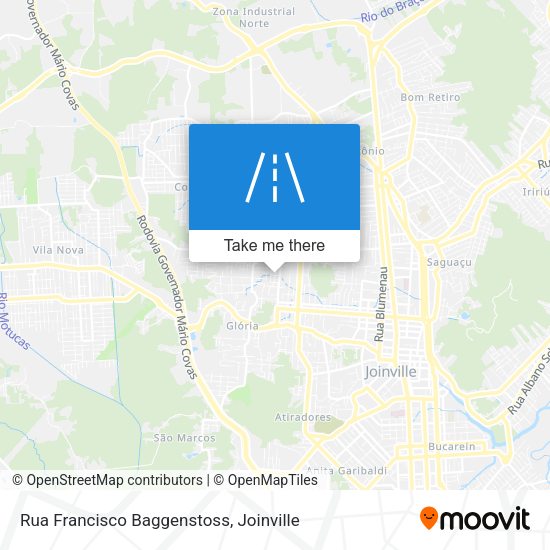 Rua Francisco Baggenstoss map