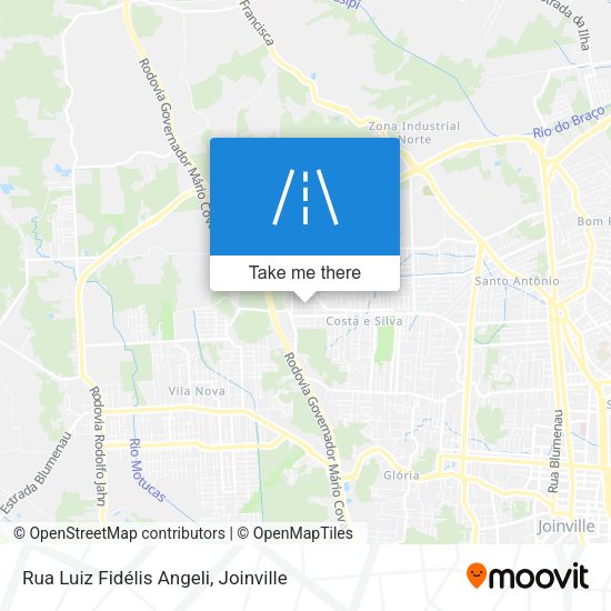 Rua Luiz Fidélis Angeli map